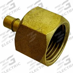 MEM-CO Mini Barbed Fitting Adapter: 3/4 in ID x 3/4 in Pipe x 1/16 in ID Size, FNPT x Tube, Brass (MPN 3/4FB1). Key specifications — Brand: MEM-CO.
