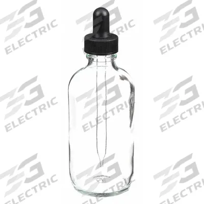 APPROVED VENDOR Dropper Bottle: Round, 120 mL, 4 fl oz, Soda Lime Glass, Colorless - Clear Glass Lab Dropper Bottles