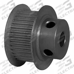 DAYTON Timing Pulley: Modified Curvilinear, Fixed, For GT Timing Belt Section, For 9 mm Belt Wd (MPN 36-2P09M6FA6). Key specifications — Brand: DAYTON; Finish: Clear Anodized; For Belt Series: Powerhouse®.