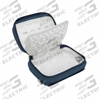 MERET USA Drug Module: 10 1/4 in L x 6 1/4 in W x 5 11/16 in D, Tarpaulin, Blue - Medical Pouches