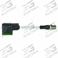MURRELEKTRONIK Cordset: M12 Male Straight x DIN Form CI, 0.6 m Cable Lg, PVC, Gray, 3 Pins, IP67 (MPN 7000-41041-2160060). Key specifications — Wire Size: 18 AWG; Brand: MURRELEKTRONIK; Cable Jacket Color: Gray; IP Rating: IP67.