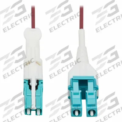 EATON TRIPP LITE Fiber Cable: Multi-Mode, 9.8 ft Lg, CS / PC Male End 1, LC / PC Male End 2 - Multi-Mode Fiber Optic Patch Cords