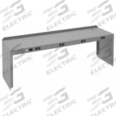 TENNSCO Electronic Riser: 60 in Overall Wd, 15 in Overall Dp, Gray, Carbon Steel, Steel, 18 in (MPN REI-18-1560-WK-1). Key specifications — Includes Mounting Hardware: Yes; Color: Gray.