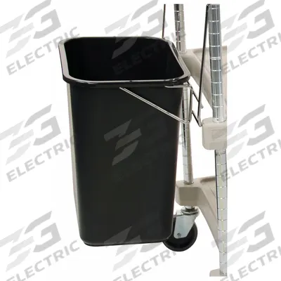 METRO Basket: For MY2030, For 29JU31-36, 25 lb Cap, Unfinished, Black - Bins & Baskets for Utility Carts with Plastic or Wire Shelves
