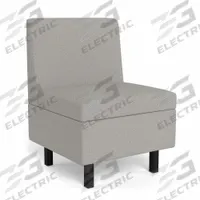 SAFCO PRODUCTS No Arm Modular Seating: Light Gray, 24 in Overall Wd, 24 in Overall Dp (MPN MISSANDT15). Key specifications — Brand: SAFCO PRODUCTS.