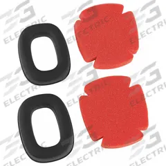 HOWARD LEIGHT BY PIP Earmuff Hygiene Kit: 24 dB NRR (MPN 1035137-VS). Key specifications — Compatible with Series: VeriShield 100 Series; Includes: (2) Replacement Ear Cushions; Sub-brand: Verishield; Compatible Manufacturer Model Number: VS120; Insert Color: Orange; Cushion Color: Black; Brand: HOWARD LEIGHT BY PIP; Compatible with Brand: Howard Leight.