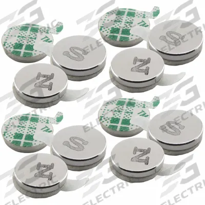 APPROVED VENDOR Rare Earth Magnet: Neodymium, 3/8 in Outside Dia, 0.06 in Thick, Disc Magnet - Disc Rare Earth Magnets