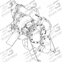 SANDPIPER Air Operated Double Diaphragm Pump: Aluminum Body, 3 in, Flange Connection, 303 gpm (MPN SPB30FAAN0SS006AR1). Key specifications — Brand: SANDPIPER; Seat Material: SS; Check Valve Material: SS.