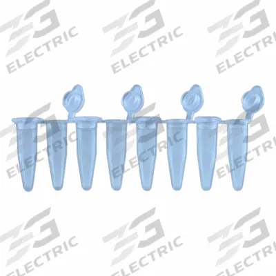 APPROVED VENDOR Strip: PCR Strip, Polypropylene, 0.2 mL Capacity - mL - Plastic PCR Strip Tubes