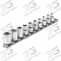 TEKTON Socket Set: 1/2 in Drive, 10 Piece, External Torx, Torx, E8 to E24 (MPN SHD92117). Key specifications — attr1224269: 1/2 in; attr1204685: Not Tether Capable; attr1227399: External Torx Standard Socket Set; attr1204650: E8 to E24; attr1204673: Socket Bits Not Included; attr1204688: TEKTON; attr1224230: Friction; attr1224354: No Thin Wall.