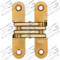 SOSS Concealed Hinge: Brass, 3 3/4 in Leaf Ht, 3/4 in Leaf Wd, Full Mortise Mounting (MPN 212US4). Key specifications — Material: Brass; Brand: SOSS; Finish: Satin Brass, Clear Coated.