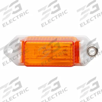 GROTE Clearance Marker Lamp: Clearance Light, Incandescent, Rectangular, Amber - Clearance Lights