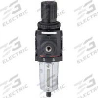 ARO Filter-Regulator: 1500 Series, 1/4 in NPT, 72 cfm, 0.3 micron, 0 psi to 140 psi, Manual Drain (MPN P39223-110). Key specifications — attr109419: ARO; attr109429: Aluminum; attr109463: No; attr109468: 1500.