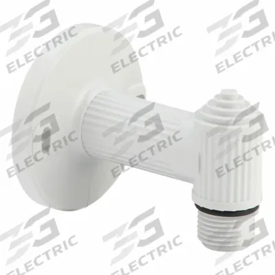 EDWARDS SIGNALING Threaded Wall Mount: Tower Light Mount, For 200 Class - Mounts for Modular Tower Lights