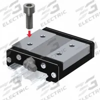 THK Linear Guide Carriage: For 33 mm Rail Wd, Ball, HRW Wide Rail Guide, 14.5 mm Carriage Ht (MPN HRW17CR1UU). Key specifications — Carriage Material: Carbon Steel; Roller Material: Carbon Steel; Size: 17; Brand: THK; Features: End Seal; Type: HRW Wide Rail Guide.