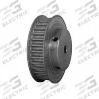 DAYTON Timing Pulley: Curvilinear, Fixed, For 9 mm Belt Wd, 34 Teeth, 5 mm Pitch, Aluminum (MPN 34-5M09-6FA3). Key specifications — Brand: DAYTON; Finish: Clear Anodized; For Belt Series: Powerhouse®.