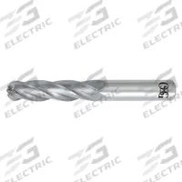 OSG Ball End Mill: Carbide, TiCN Coated, 4 Flute, 1/2" Mill Dia, 2" LOC, 4" OAL (MPN 464-5000-BN08)