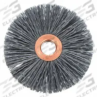 WEILER Wire Wheel Brush: Crimped Nylon, 3" Dia x 1/2" Wd, 1/2" Arbor, 0.022" Fill (MPN 97531). Key specifications — Brand: WEILER.