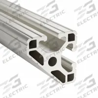 T-Slot Framing System: 15 Series, 10 ft Lg, 1 1/2 in x 1 1/2 in, Silver, Single, Grooved, 2 Slots (MPN 1547-120). Key specifications — System of Measurement: Inch; Finish: Anodized; Product Type: T-Slot Profile; Material: Aluminum; Yield Strength: 35,000 psi; Manufacturer Part Number: 1547-120; Brand: 80/20.
