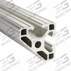 T-Slot Framing System: 15 Series, 10 ft Lg, 1 1/2 in x 1 1/2 in, Silver, Single, Grooved, 2 Slots (MPN 1547-120). Key specifications — System of Measurement: Inch; Finish: Anodized; Product Type: T-Slot Profile; Material: Aluminum; Yield Strength: 35,000 psi; Manufacturer Part Number: 1547-120; Brand: 80/20.