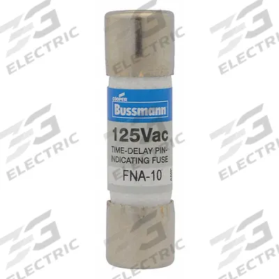 BUSSMANN Fuse: FNA Series, Midget, Time-Delay, 4 A, 250 V AC, 13/32 in x 1 1/2 in - Time-Delay Cylindrical Fuses