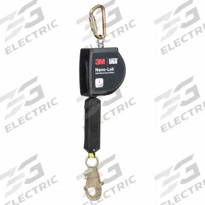 DBI-SALA Self Retracting Lifeline: Steel Carabiner Anchor - Mounted SRLs