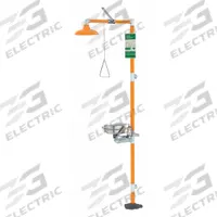 GUARDIAN EQUIPMENT Shower with Eyewash: Floor Mnt, Covered, Stainless Steel Bowl, Plastic Showerhead (MPN G1902BC). Key specifications — Brand: GUARDIAN EQUIPMENT.