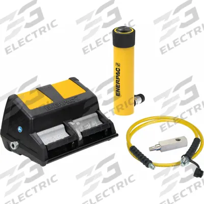 ENERPAC Ram and Pump Set: 10 ton Cylinder Nominal Capacity, 10 1/8 in Cylinder Stroke - Standard Ram & Pump Sets