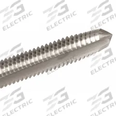CLEVELAND Straight Flute Tap: 1 3/8"-6 UNC, H4 / 2B, 4 Flute, Plug Chamfer, High Speed Steel (MPN C55028)