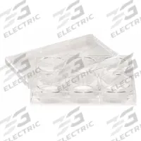 APPROVED VENDOR Tissue Culture Well Plate: Sterile, 12 Wells, 1.14 mL, 128 mm Dia, RNase/DNase Free (MPN 667111). Key specifications — Brand: APPROVED VENDOR; Body Color: Colorless; RNase/DNase Free: Yes; Material: Polystyrene.