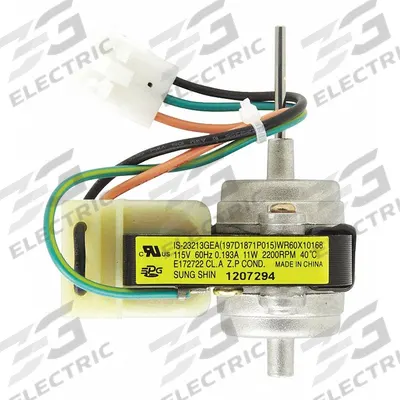 GE Condenser Fan Motor: Mfr Part # WR60X10168 - GE Parts for Refrigerators & Freezers