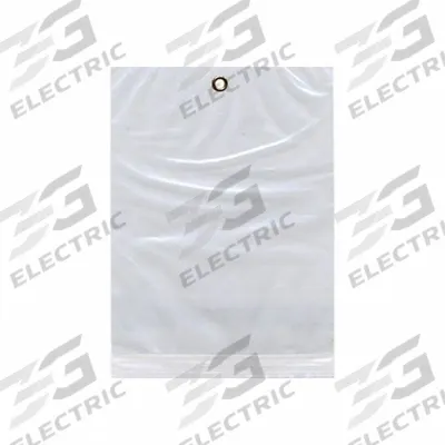 APPROVED VENDOR Reclosable Bag: PARTS, 4 mil Thick, 5 in Wd, 7 in Lg, Hang Hole Included - Preprinted PARTS Poly Bags
