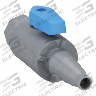 APPROVED VENDOR Manual Two-Way Ball Valve: 1/4 in, PVC, Straight, FNPT x Barb - PVC Ball Valves