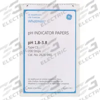 CYTIVA WHATMAN pH Indicator Test Strips: 1.8 pH to 3.8 pH, 0.2 pH Resolution, 4 in Overall Lg (MPN 2626-990). Key specifications — pH Resolution: 0.2 pH; Brand: CYTIVA WHATMAN.