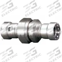 VIEGA MEGAPRESS Crimp Union Fitting: 1/2 in Pipe x 1/2 in Pipe Size, Press-fit x Press-fit, FKM (MPN 95415). Key specifications — Brand: VIEGA MEGAPRESS.