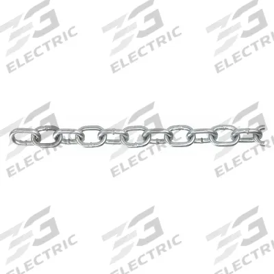 PEERLESS Straight Chain: Carbon Steel, 450 lb Working Load Limit, Straight - Welded Straight-Link Tailgate Chains
