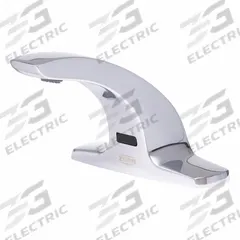 ZURN Kitchen and Bathroom Sensor Faucet: AquaSense®, Brass, Chrome Finish, Single-Post, Hardwired (MPN ZG6915-CWB). Key specifications — Brand: ZURN; Includes: Connector Wire; Series: AquaSense®.