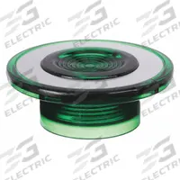 SCHNEIDER ELECTRIC Mushroom Head: 30 mm Panel Size, Illuminated, Non-Metallic, Green (MPN 9001G22). Key specifications — Manufacturer Part Number: 9001G22; Compatible Operator Illumination: Illuminated; Compatible with Series: 9001K; Head Attachment Type: Snap-On; Head Material: Plastic; Brand: SCHNEIDER.