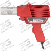 MASTER APPLIANCE Heat Gun Kit: Pistol-Grip, 120V AC, Three-Prong, 4.5 A Current (MPN 10008). Key specifications — attr1324916: (1) Bare Tool, (1) Attachment, (1) Stand; attr1257106: Three-Prong; attr1257126: No; attr1257132: MASTER APPLIANCE; attr1257155: 115V AC.