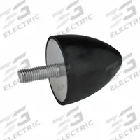 JW WINCO Vibration-Isolating Mount: Conical, Natural Rubber, Male x Non-Threaded Style (MPN 453-10-10-M5-S-55). Key specifications — Isolator Body Material: Natural Rubber.