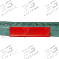 METRO Color Shelf Marker: MetroMax Q Series, 6 in Overall Wd, 1 1/2 in Overall Ht, Red (MPN CSM6-RQ). Key specifications — Brand: METRO; Color: Red; Compatible Brand and Series: MetroMax Q Series.