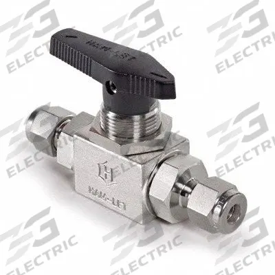 HAM-LET Manual Two-Way Ball Valve: 1/4 in, 316 Stainless Steel, Straight - Straight-Body Stainless Steel Ball Valves
