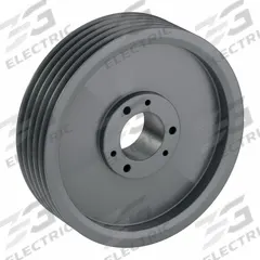 APPROVED VENDOR V-Belt Pulley: 5V1400, 5 Groove, 14 in OD, Bushed Bore, E, For 5V/5VX Belt Section (MPN 55V1400E). Key specifications — Pulley Industry Number: 5V1400; Pitch Diameter: 14 in (5V); For Belt Section (broad, with similar types): 5V or 5VX.