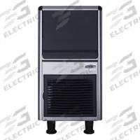 ACCUCOLD Ice Maker with Storage: Dice, 77 lb Ice per Day, Air Cooled, 30 in Ht, 14 3/4 in Wd (MPN BIM77BU). Key specifications — attr1277432: 115V; attr1280375: Yes; attr1277431: Water Filter; attr1277406: Switch.