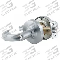 SCHLAGE Door Lockset: Storeroom Lever Locksets, Chrome, ADA Compliant (MPN ND80PD SPA 626AM C123). Key specifications — Ligature Resistance: Not Ligature-Resistant; Brand: SCHLAGE; Lockset Function ANSI Code: F86; Visual Indicator Message: No Message; Lockset Style: ND Sparta; ADA Compliant: Yes; Finish: Satin Chromium-Plated : Cast Zinc.