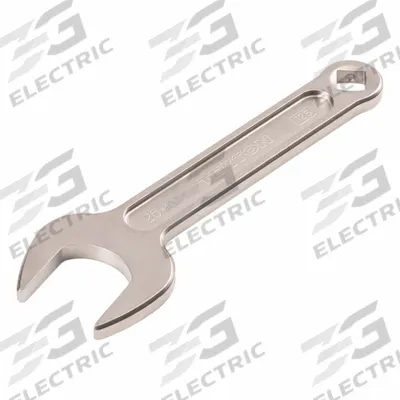 TEKTON Open End Wrench: Chromium Molybdenum Steel, Satin, 26 mm Head Size - Metric, Single End, Open End Wrenches