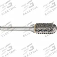 SGS PRO Carbide Bur: Ball-Nosed Cylinder, SC-5, Double Cut, 1/2" x 1" Head, 1/4" Shank (MPN 10276). Key specifications — Trade Number: SC-5; Brand: SGS PRO.
