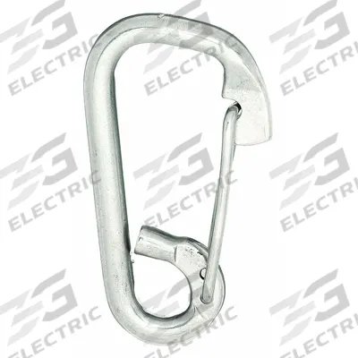 LUCKY LINE PRODUCTS Spring Snap: 1 Snaps, 1,432 lb Working Load Limit, Wire Gate - Load Rated Spring Snaps
