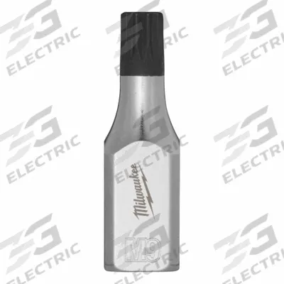MILWAUKEE Bit Socket: 3/8 in Drive Size, Triple Square Tip, 9 mm Tip Size - Square Bit Sockets