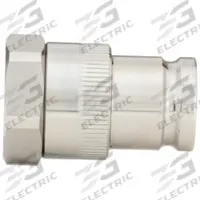PARKER Hydraulic Quick Connect Hose Coupling: 1 in Coupling Size, 316 Stainless Steel, Fluorocarbon (MPN S71-3N16-16FV). Key specifications — Seal Material: Fluorocarbon; Body Material: 316 Stainless Steel; Brand: PARKER.